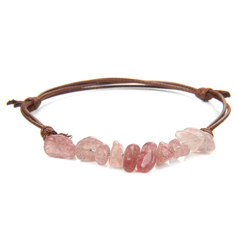 Bohemian Retro Gemstone Woven Bracelet Chakra Bead Bracelet for Women Girls