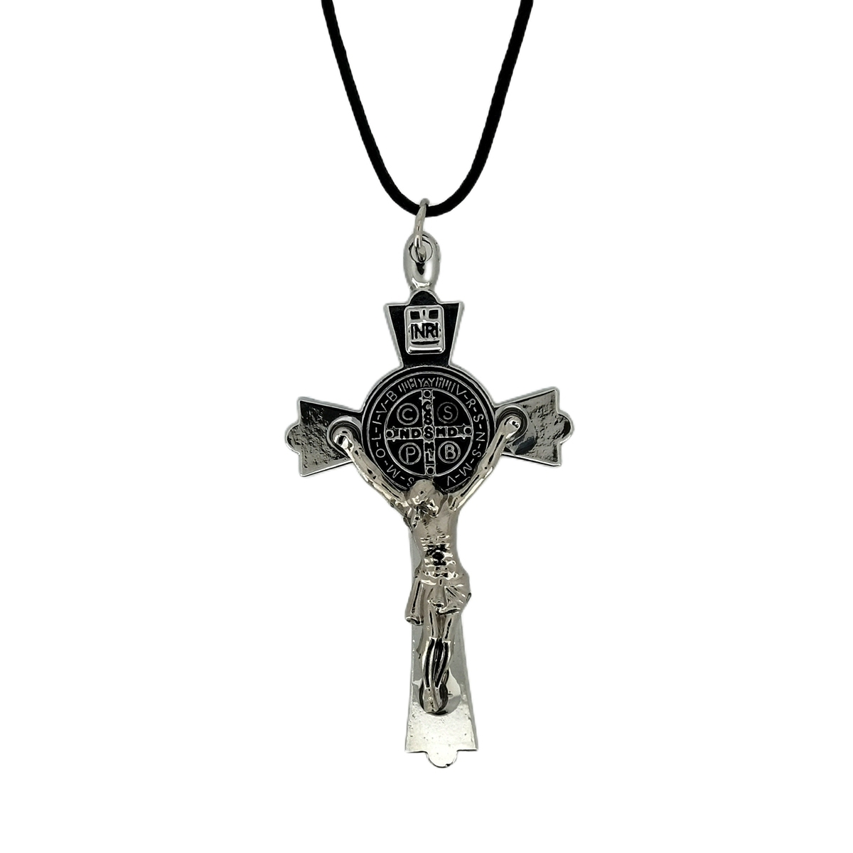 1 Pc Jesus Crucifix Pendant Necklace INRI Saint Cross Jewelry Charm