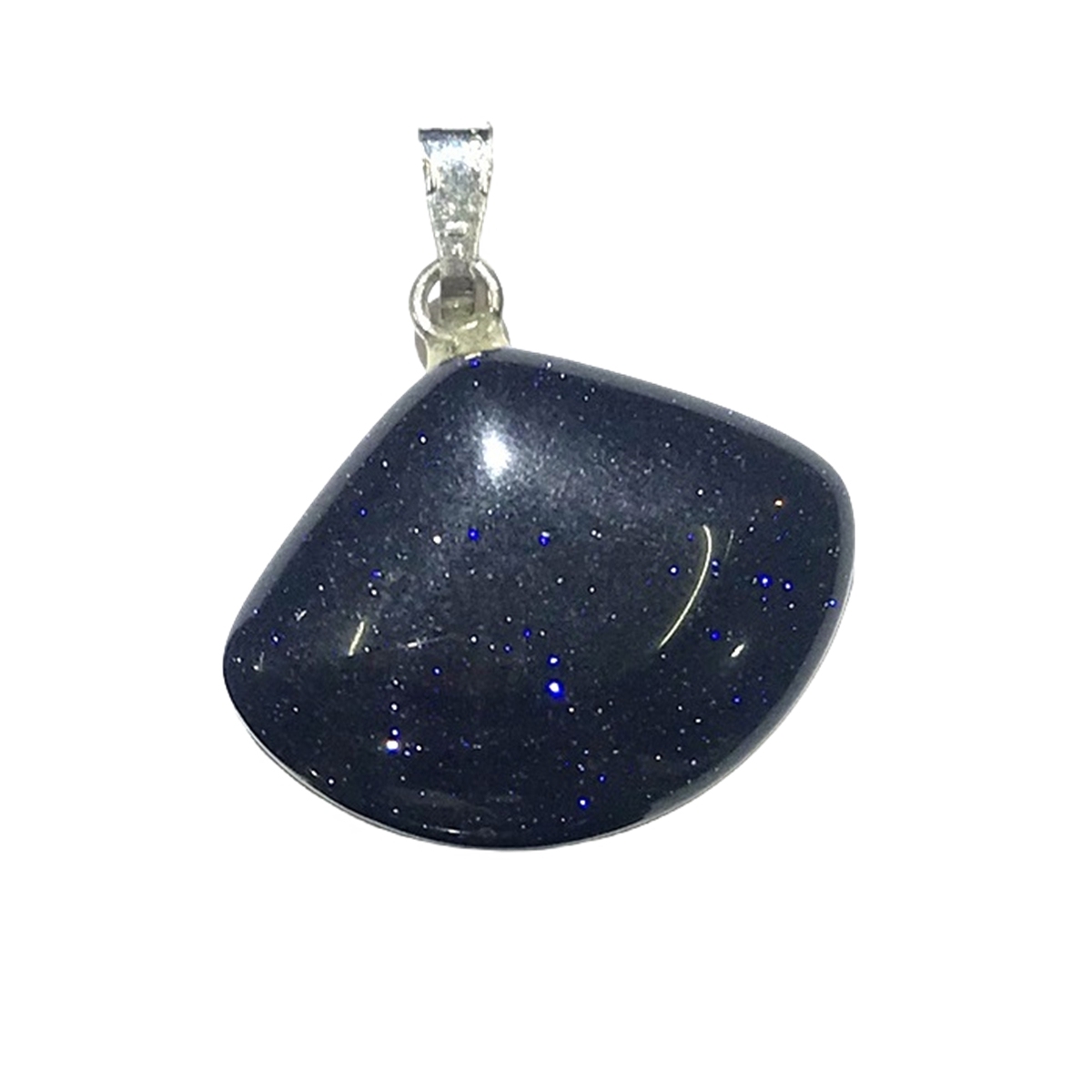 1 Pc Healing Natural Semi-precious Crystal Stone Fanshaped Pendant for Jewelry Making