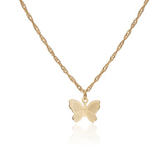 Gold Butterfly Necklace 1