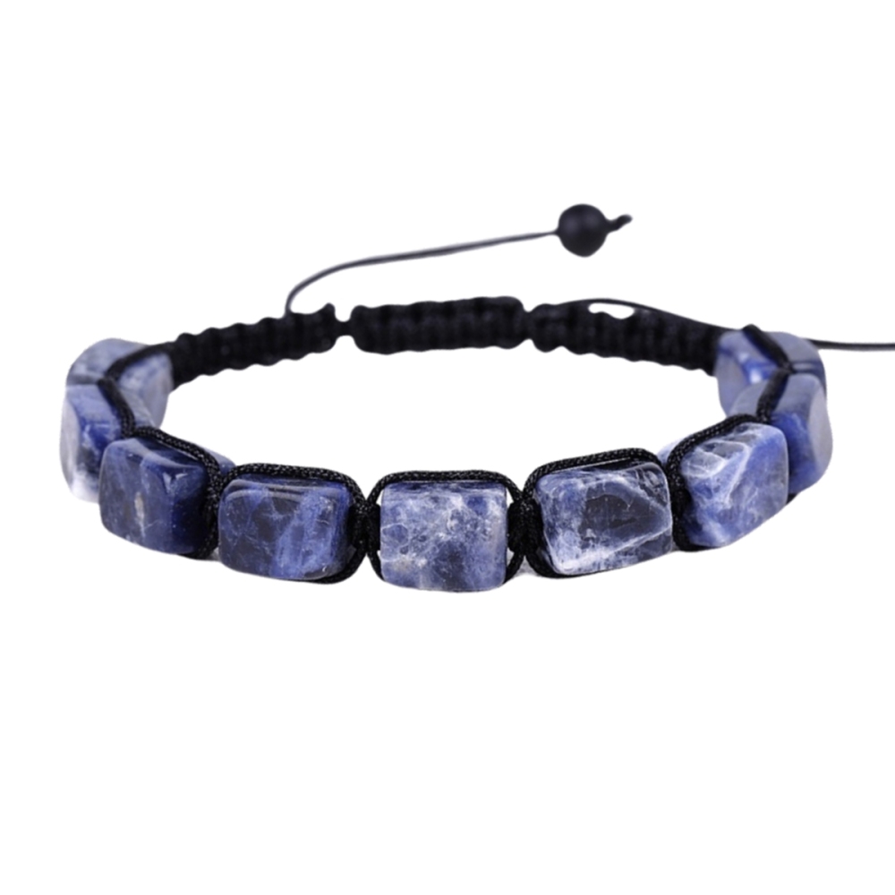 Hanmade Woven Adjustable Gemstone Beads Bracelets