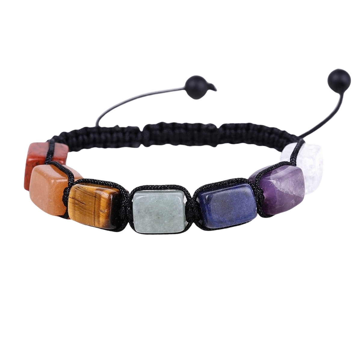 Hanmade Woven Adjustable Gemstone Beads Bracelets
