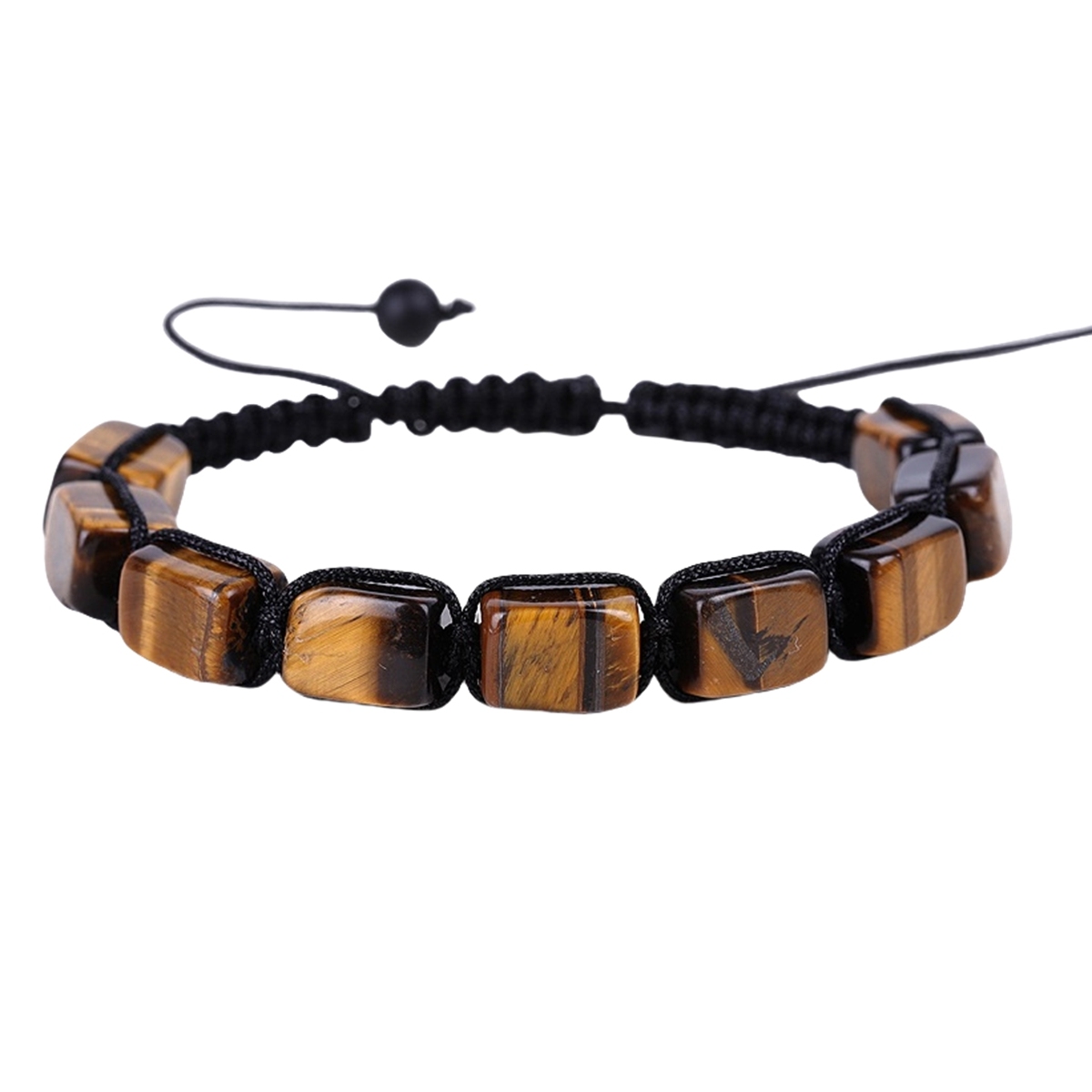 Hanmade Woven Adjustable Gemstone Beads Bracelets
