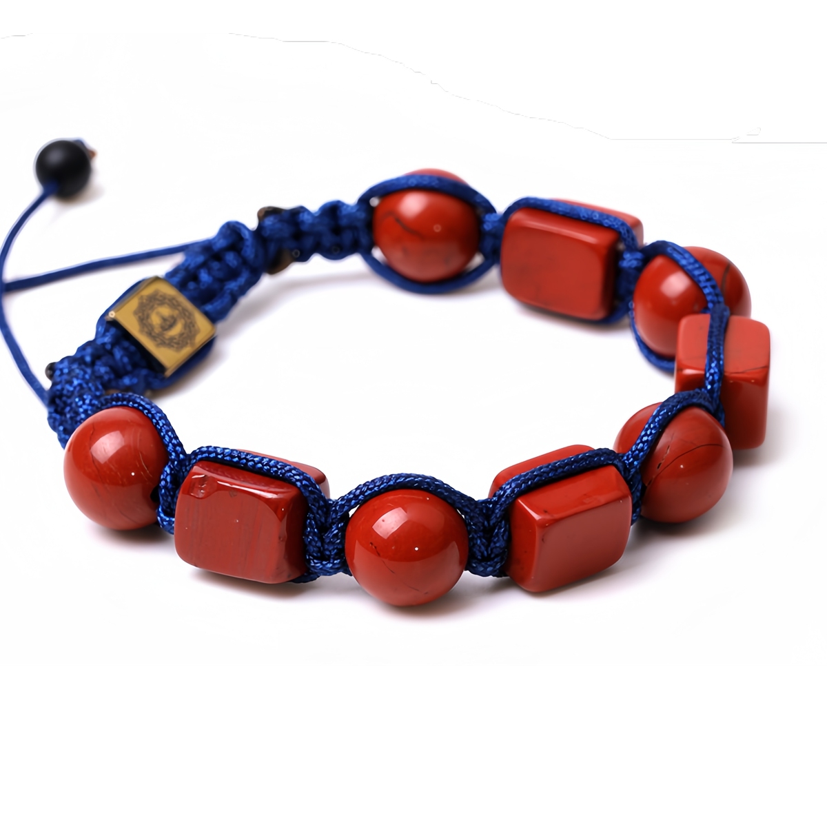 Handmade Woven Gemstone Beads Hematite Bracelets Adjustable SB2073