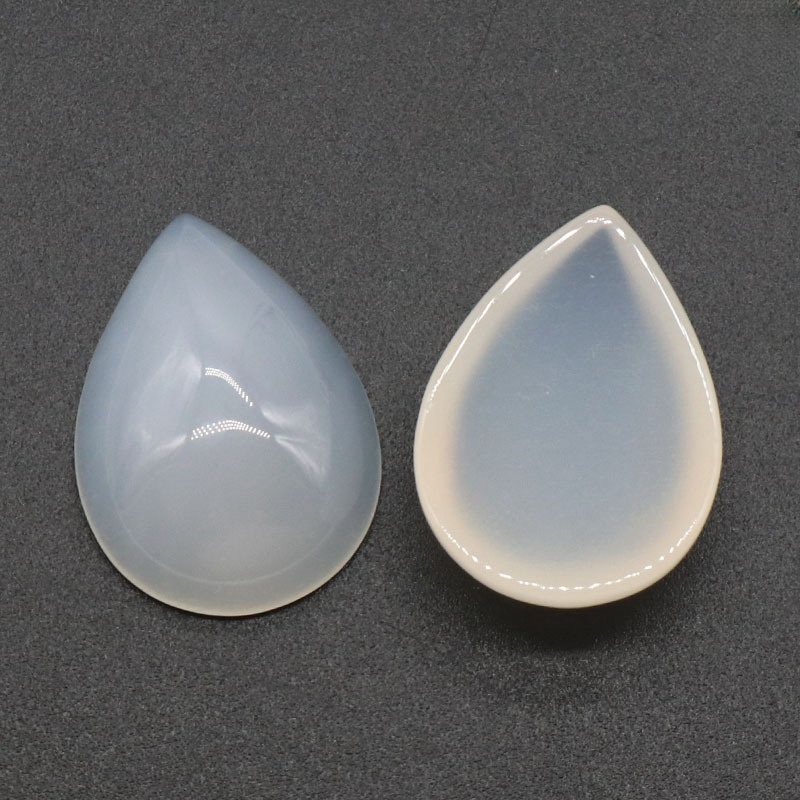 18X25MM Gemstone Teardrop Cabochon Water Drop Stone Flatback Beads for DIY Making Jewelry
