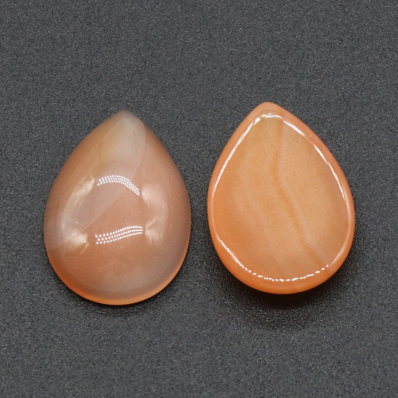 13x18mm Gemstone Teardrop Cabochon Water Drop Stone Flatback Beads for DIY Making Jewelry