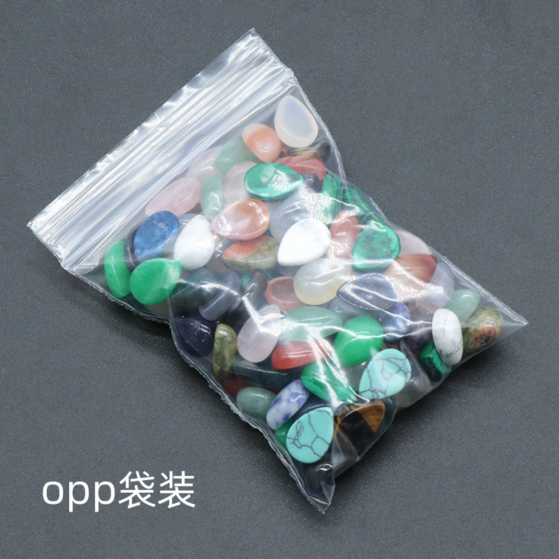 10X14mm Gemstone Teardrop Cabochon Water Drop Stone Flatback Beads for DIY Making Jewelry