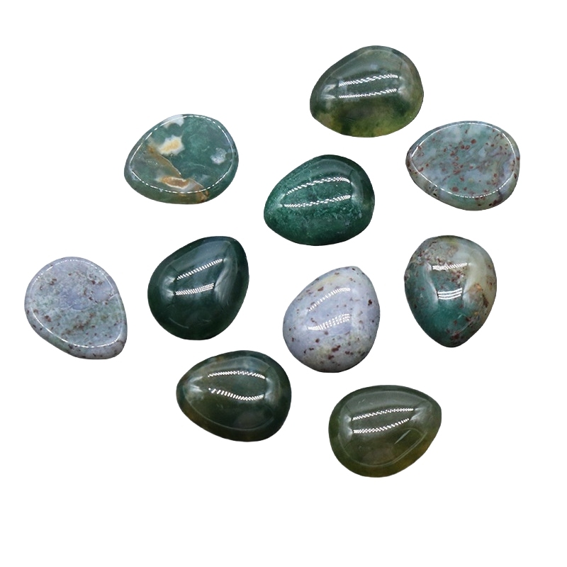 8x10mm Gemstone Teardrop Cabochon Water Drop Stone Flatback Beads for DIY Making Jewelry