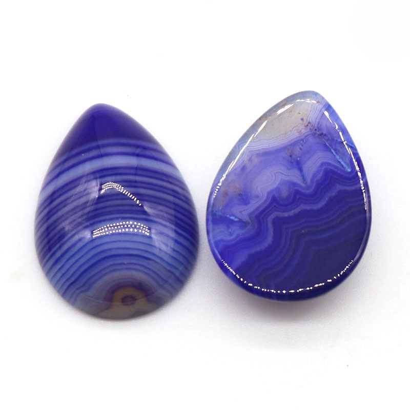 18X25MM Gemstone Teardrop Cabochon Water Drop Stone Flatback Beads for DIY Making Jewelry