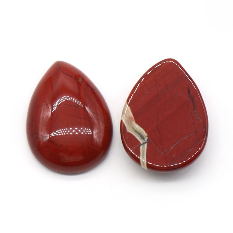 18X25MM Gemstone Teardrop Cabochon Water Drop Stone Flatback Beads for DIY Making Jewelry