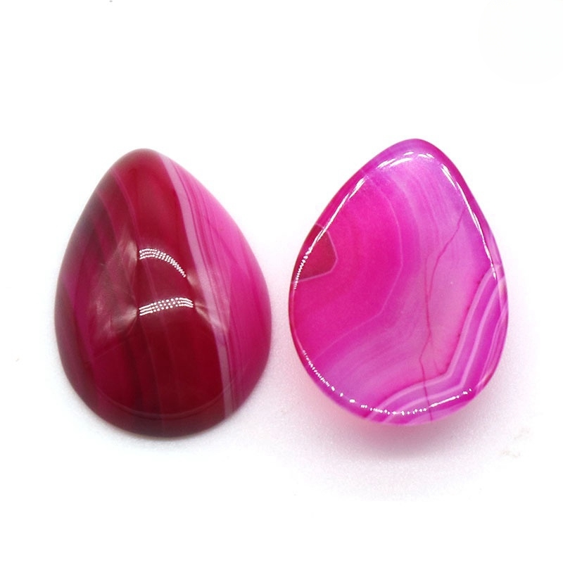18X25MM Gemstone Teardrop Cabochon Water Drop Stone Flatback Beads for DIY Making Jewelry