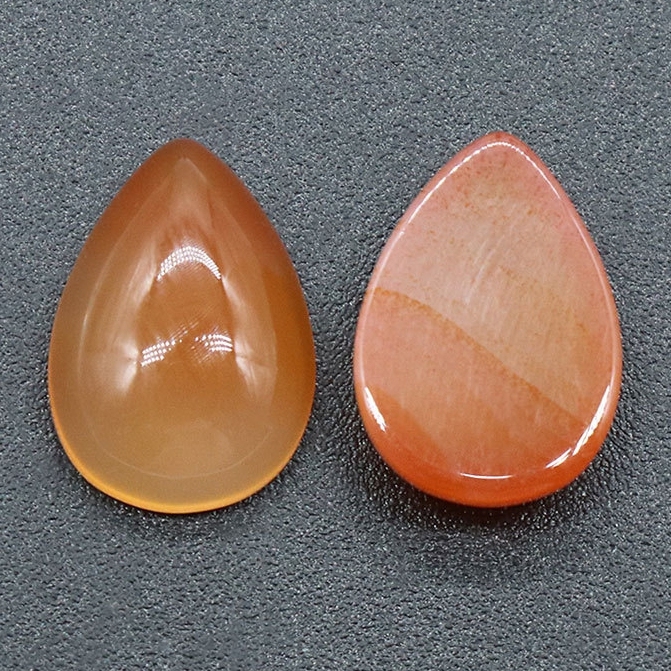10X14mm Gemstone Teardrop Cabochon Water Drop Stone Flatback Beads for DIY Making Jewelry