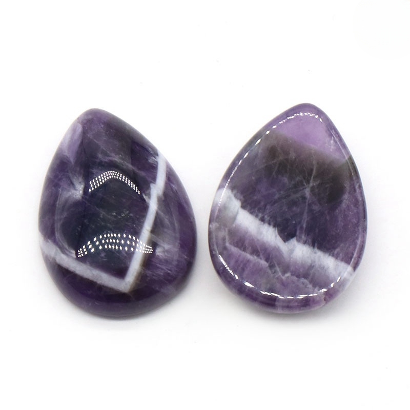 18X25MM Gemstone Teardrop Cabochon Water Drop Stone Flatback Beads for DIY Making Jewelry