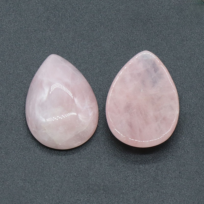 18X25MM Gemstone Teardrop Cabochon Water Drop Stone Flatback Beads for DIY Making Jewelry