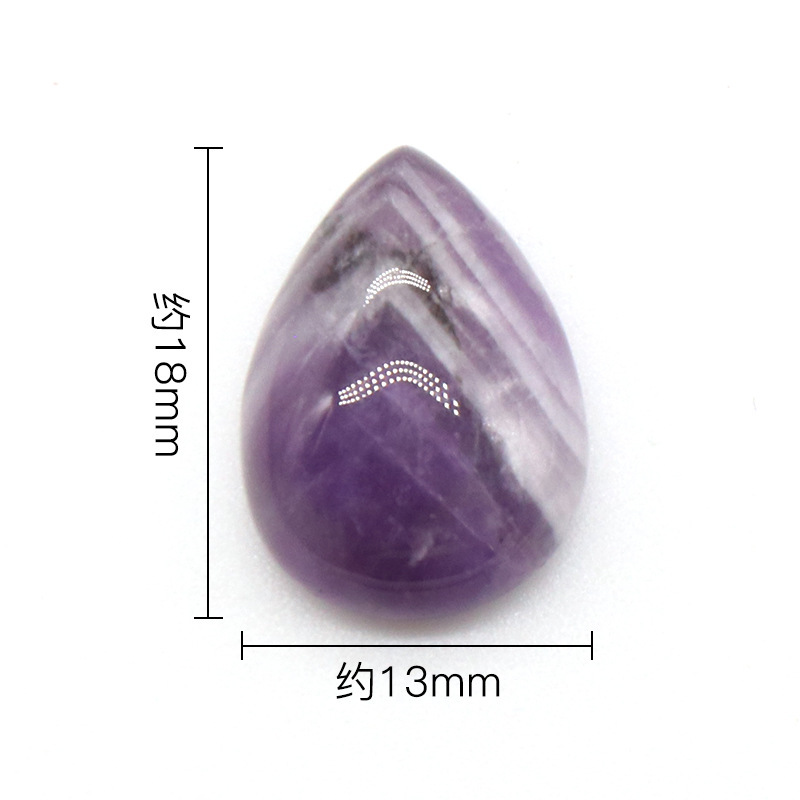 13x18mm Gemstone Teardrop Cabochon Water Drop Stone Flatback Beads for DIY Making Jewelry
