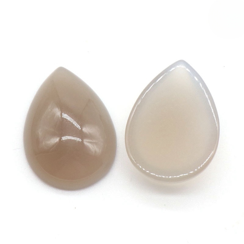 18X25MM Gemstone Teardrop Cabochon Water Drop Stone Flatback Beads for DIY Making Jewelry