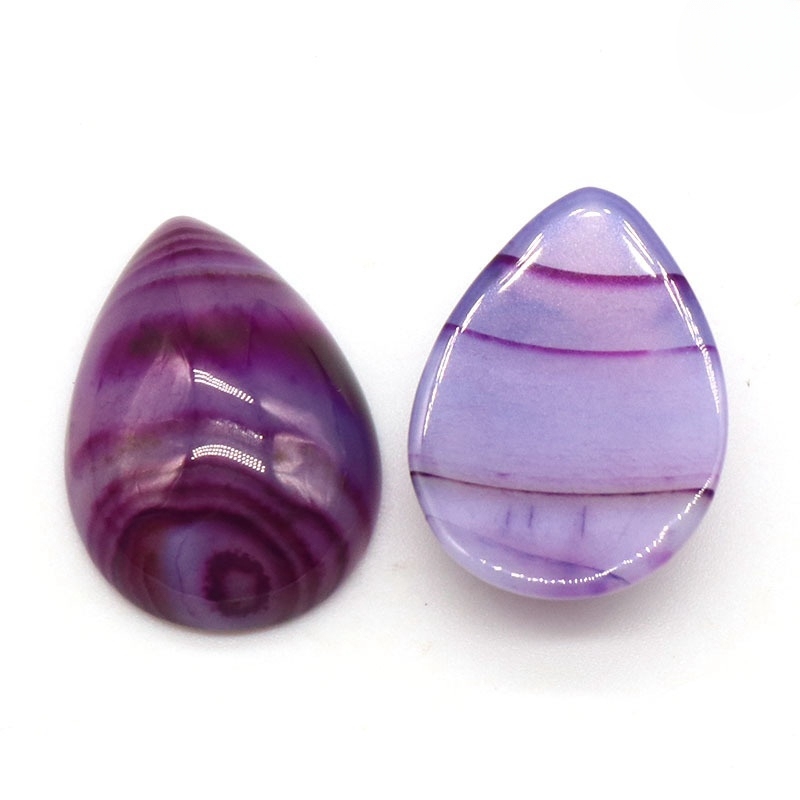 18X25MM Gemstone Teardrop Cabochon Water Drop Stone Flatback Beads for DIY Making Jewelry