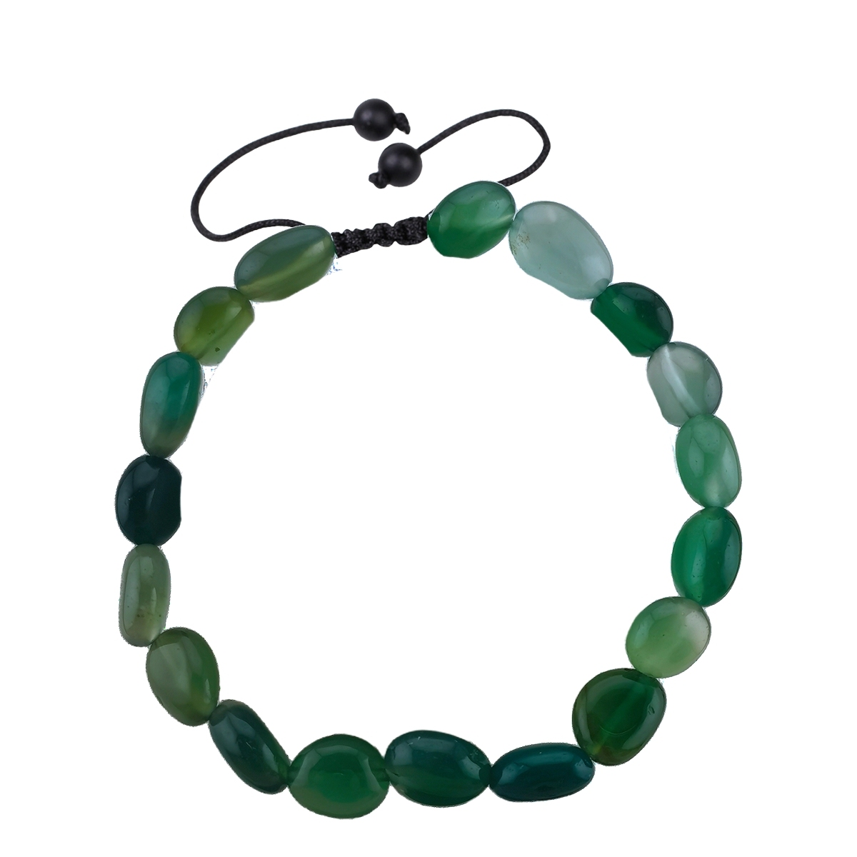 Handmade Woven Tumbled Stone Bracelets Adjustable Healing Chakra Yoga Gemstone Beads 6~9MM  Braided Rope Reiki