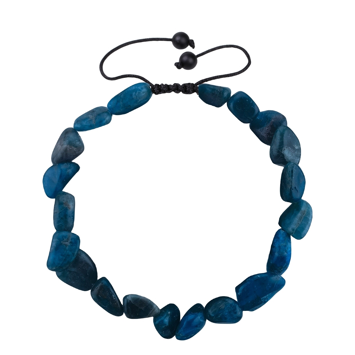 Handmade Woven Tumbled Stone Bracelets Adjustable Healing Chakra Yoga Gemstone Beads 6~9MM  Braided Rope Reiki