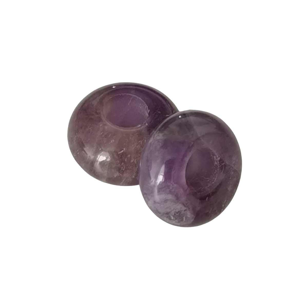 D14x8MM Natural Gemstone Abacus Beads Drilled Big Hole (5MM) for Making Jewelry 1PCS