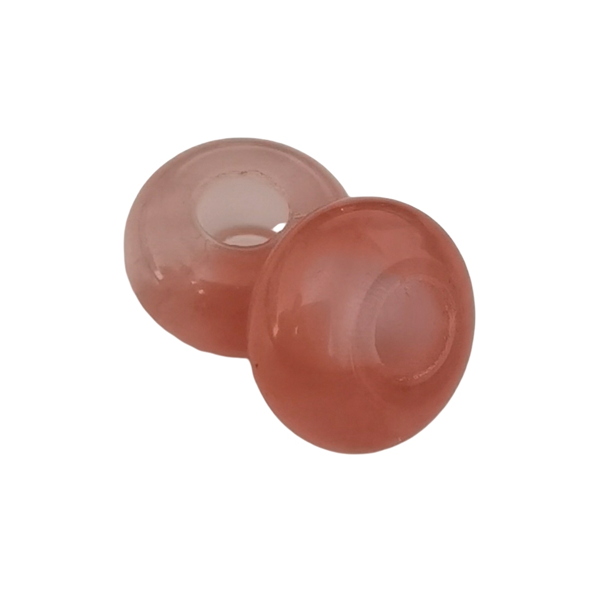 Cherry Quartz  Abacus Beads for Making Jewelry Handmade Craved Spacer Gemstone Drilled 4MM Big Hole