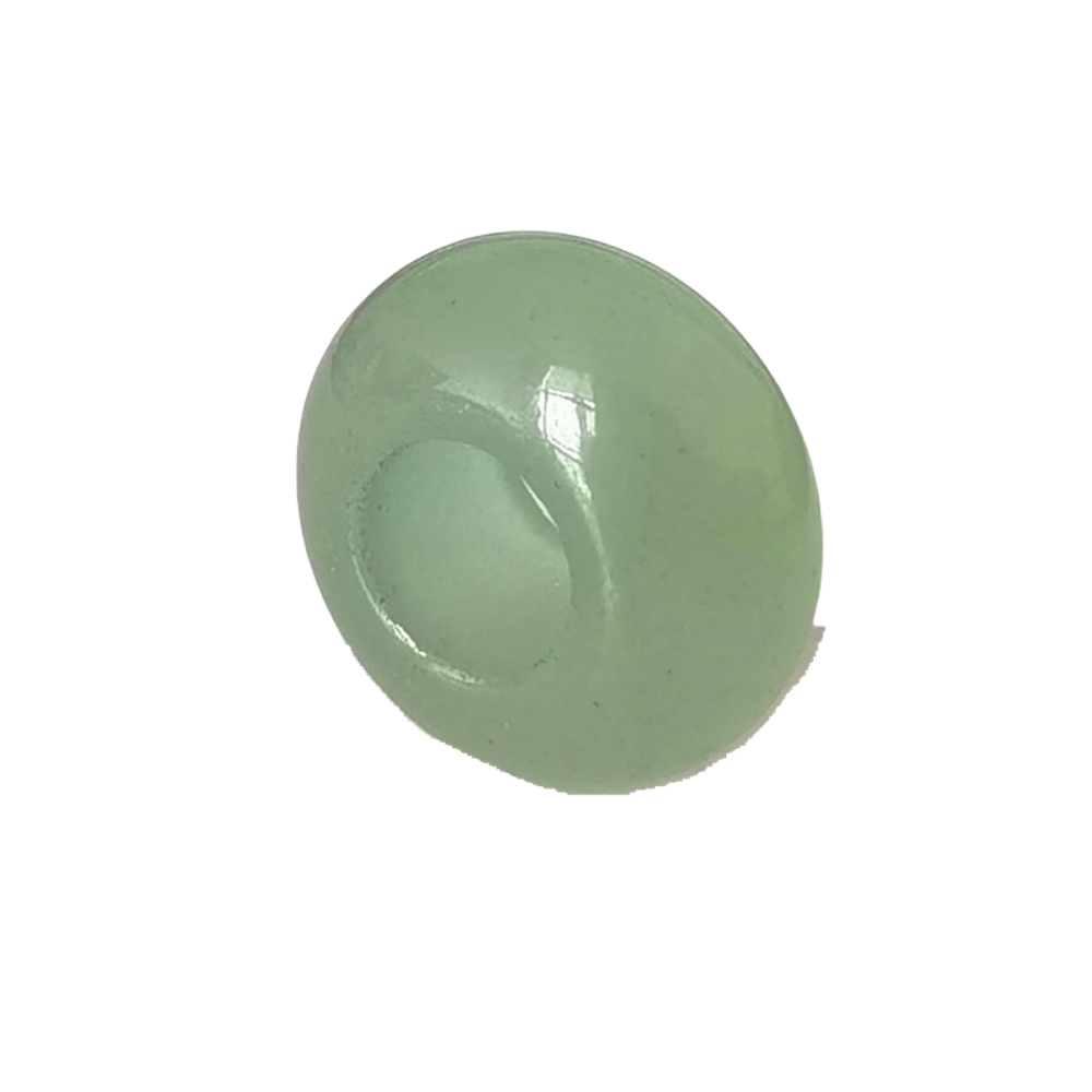 Green Aventurine Abacus Beads Drilled Big Hole for Making Jewelry 1PCS