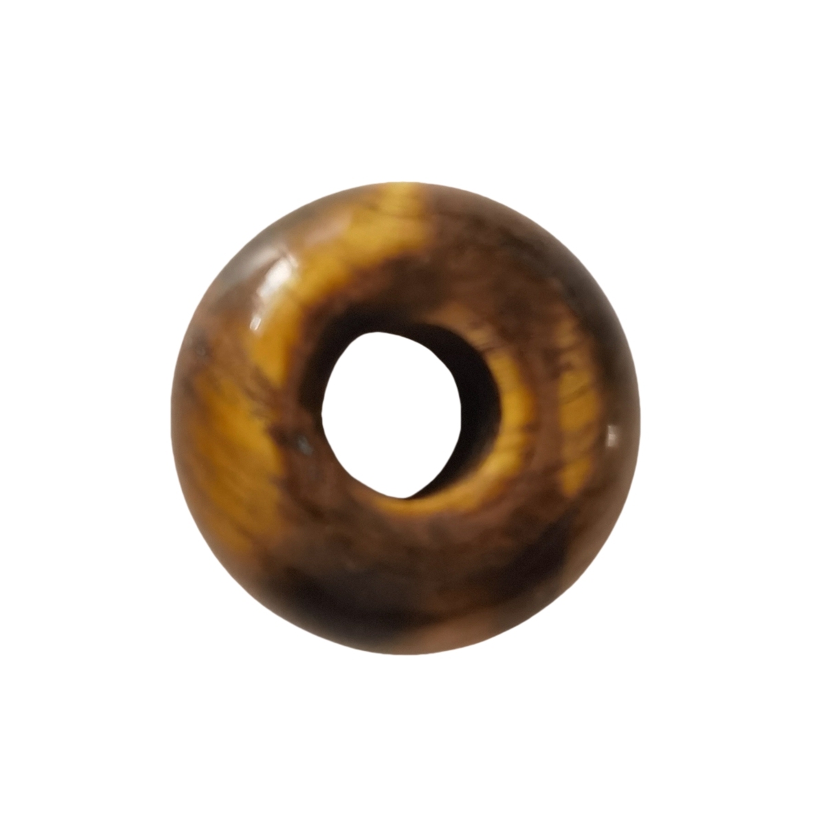 Yellow Tiger Eye Stone Abacus Beads for Making Jewelry Handmade Craved Spacer Gemstone Drilled 4MM Big Hole