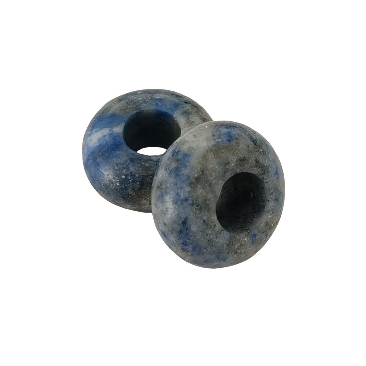 Lapis Lauzli Abacus Beads for Making Jewelry Handmade Craved Spacer Gemstone Drilled 4MM Big Hole