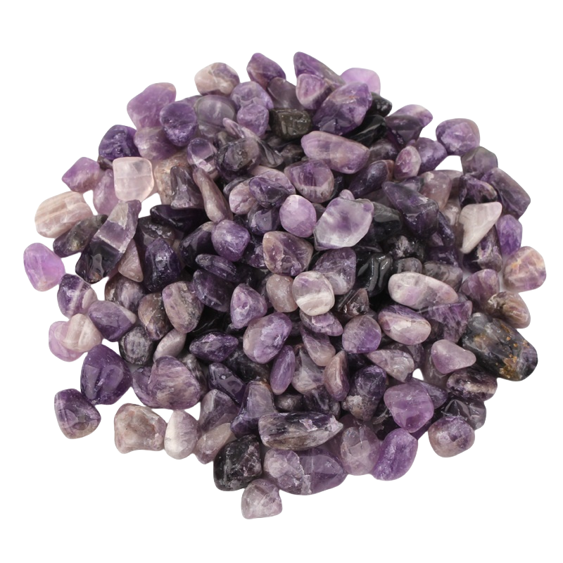 Amethyst Chips 100Gram Crushed Gemstone Perfect for Home Decoration & Decor Jewelry Making Chakra Healing Meditation Wicca Vases & Plants - Irregular Shaped Pieces