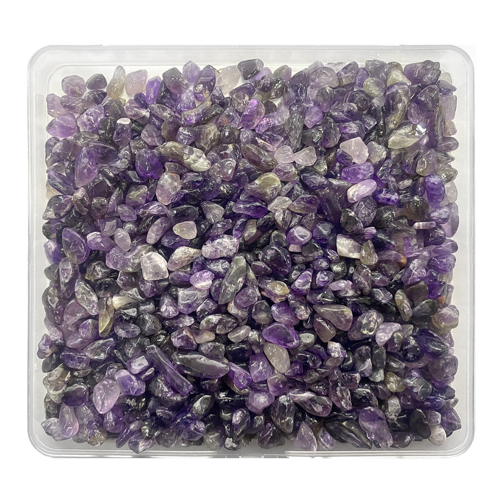 Amethyst Chips 100Gram Crushed Gemstone Perfect for Home Decoration & Decor Jewelry Making Chakra Healing Meditation Wicca Vases & Plants - Irregular Shaped Pieces