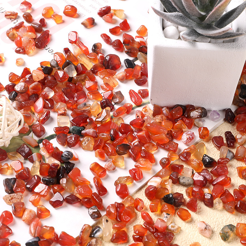 Chip Red Carnelian for Home Decoration & Decor Making Jewelry100 Gram