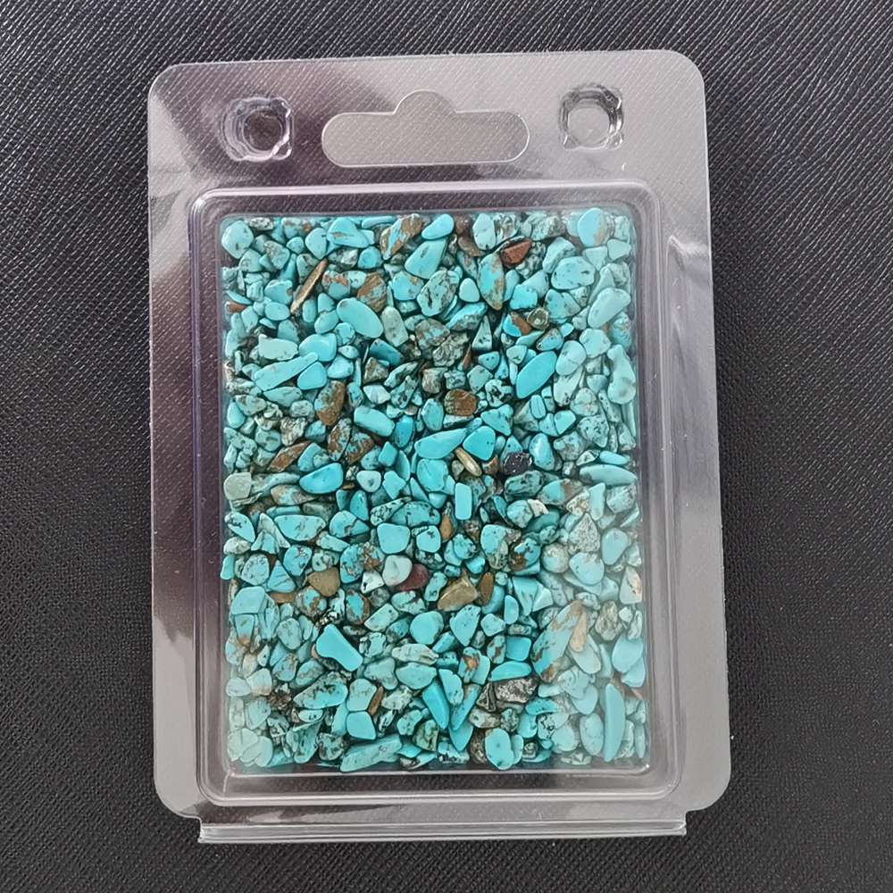 100 Gram Natural Turquoise Chips Crushed Gemstone Perfect for Home Decoration & Decor Jewelry Making Chakra Healing Meditation Wicca Vases & Plants - Irregular Shaped Pieces