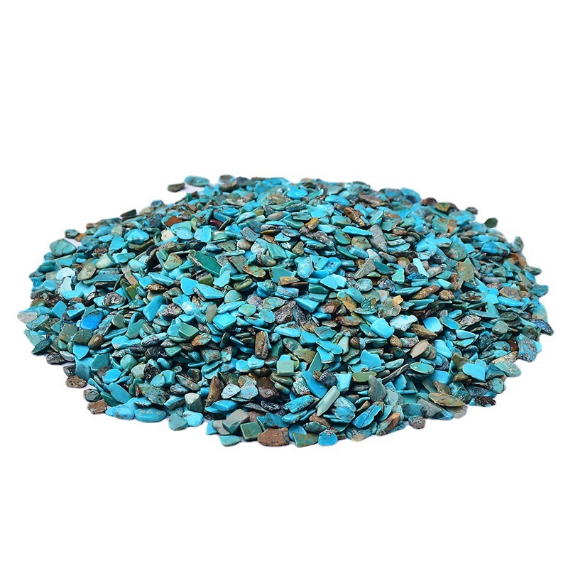 100 Gram Natural Turquoise Chips Crushed Gemstone Perfect for Home Decoration & Decor Jewelry Making Chakra Healing Meditation Wicca Vases & Plants - Irregular Shaped Pieces