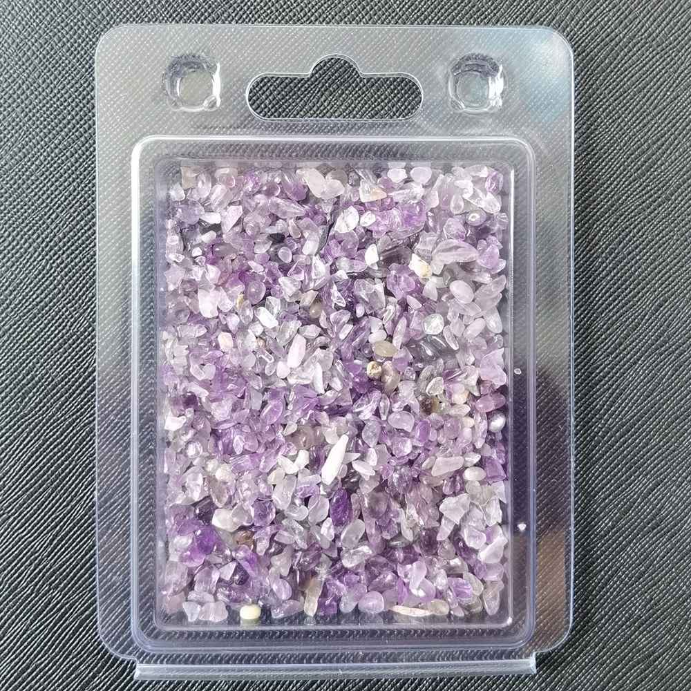 Amethyst Chips 100Gram Crushed Gemstone Perfect for Home Decoration & Decor Jewelry Making Chakra Healing Meditation Wicca Vases & Plants - Irregular Shaped Pieces