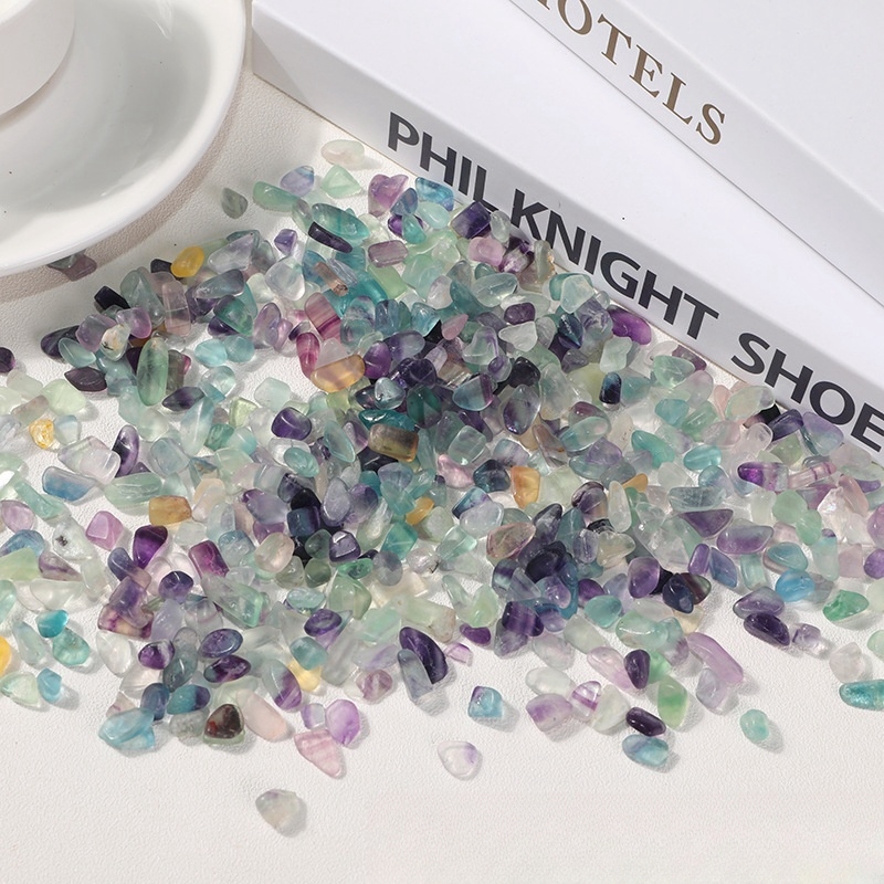 Chip Fluorite Stone Beads for Home Decoration & Decor Making Jewelry100 Gram