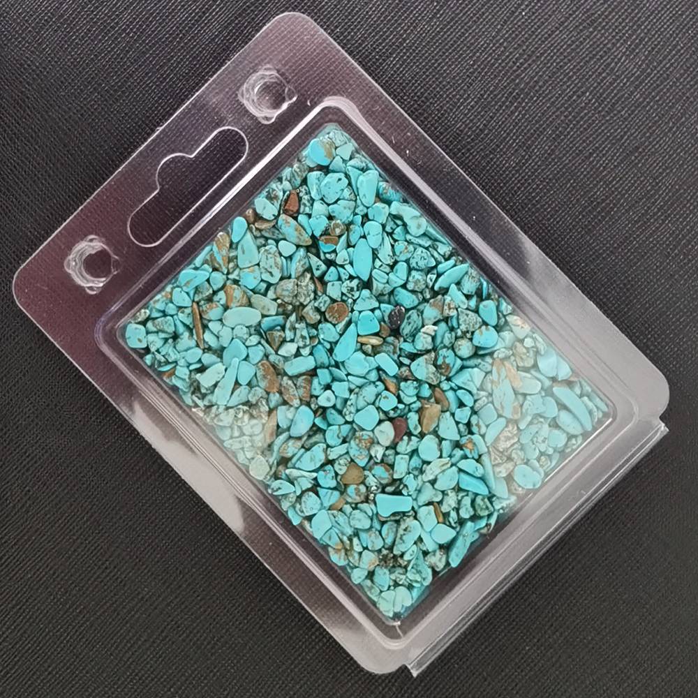100 Gram Natural Turquoise Chips Crushed Gemstone Perfect for Home Decoration & Decor Jewelry Making Chakra Healing Meditation Wicca Vases & Plants - Irregular Shaped Pieces