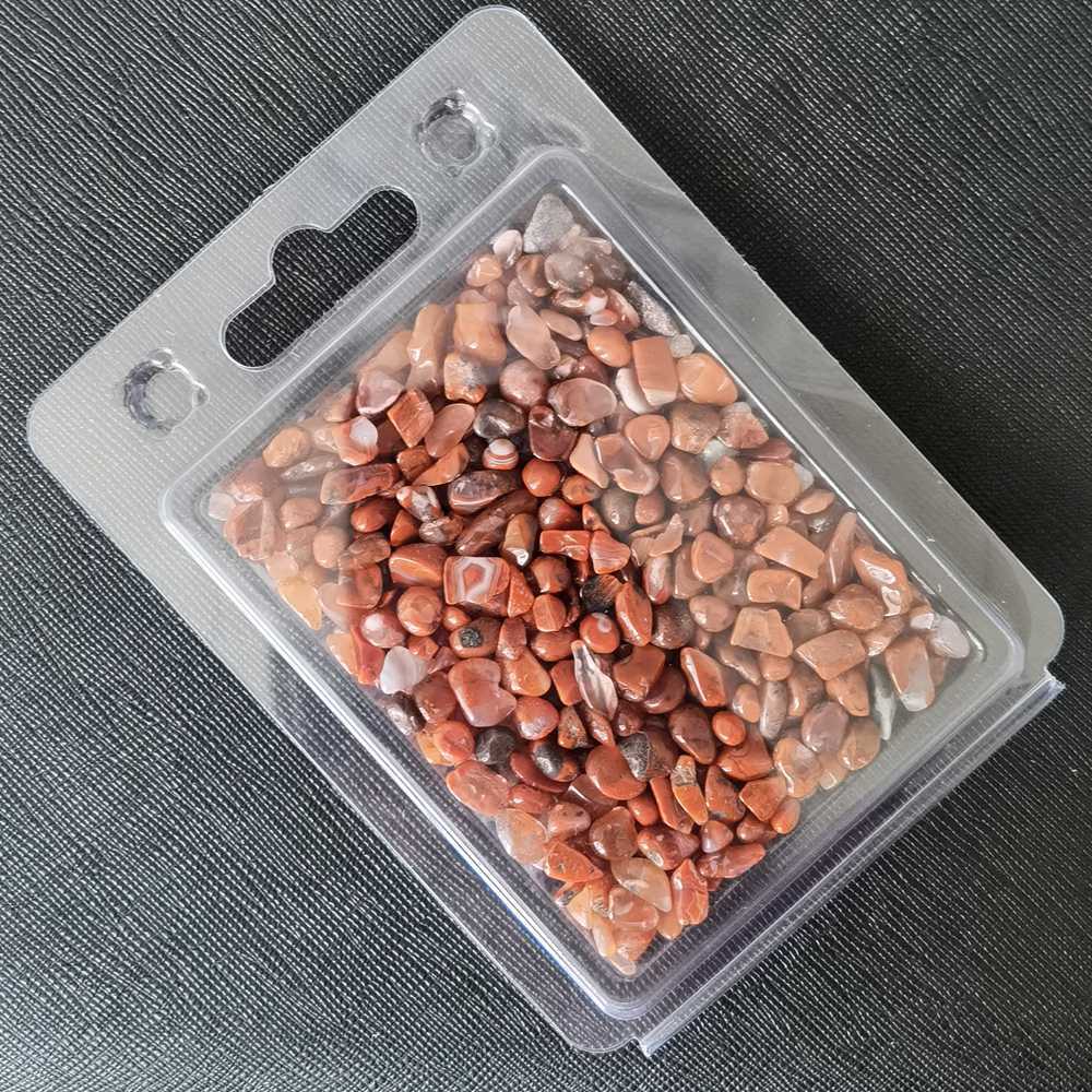 Chip Red Carnelian for Home Decoration & Decor Making Jewelry100 Gram in Plastic Box