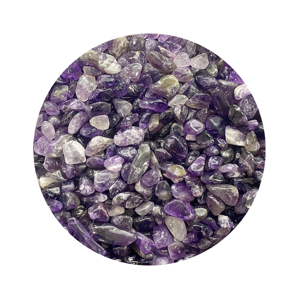 Amethyst Chips 100Gram Crushed Gemstone Perfect for Home Decoration & Decor Jewelry Making Chakra Healing Meditation Wicca Vases & Plants - Irregular Shaped Pieces
