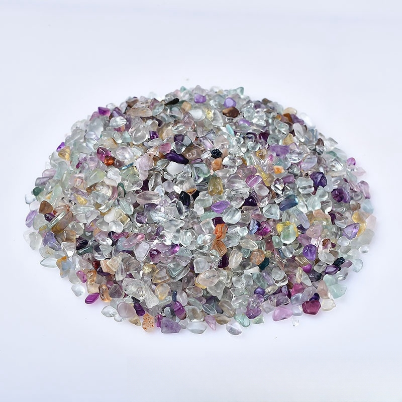 Chip Fluorite Stone Beads for Home Decoration & Decor Making Jewelry100 Gram