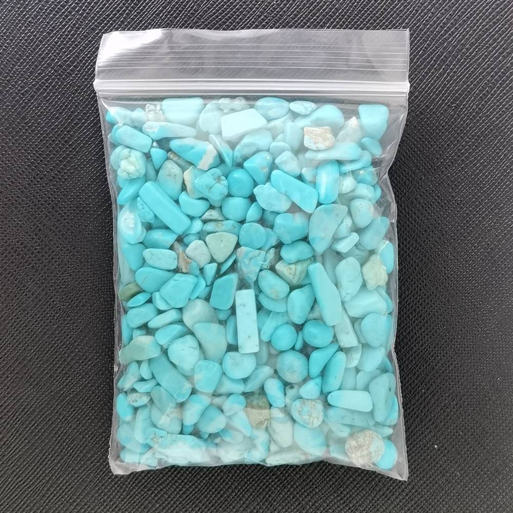 100 Gram Syn.Turquoise Chips Crushed Gemstone Perfect for Home Decoration & Decor Jewelry Making Chakra Healing Meditation Wicca Vases & Plants - Irregular Shaped Pieces