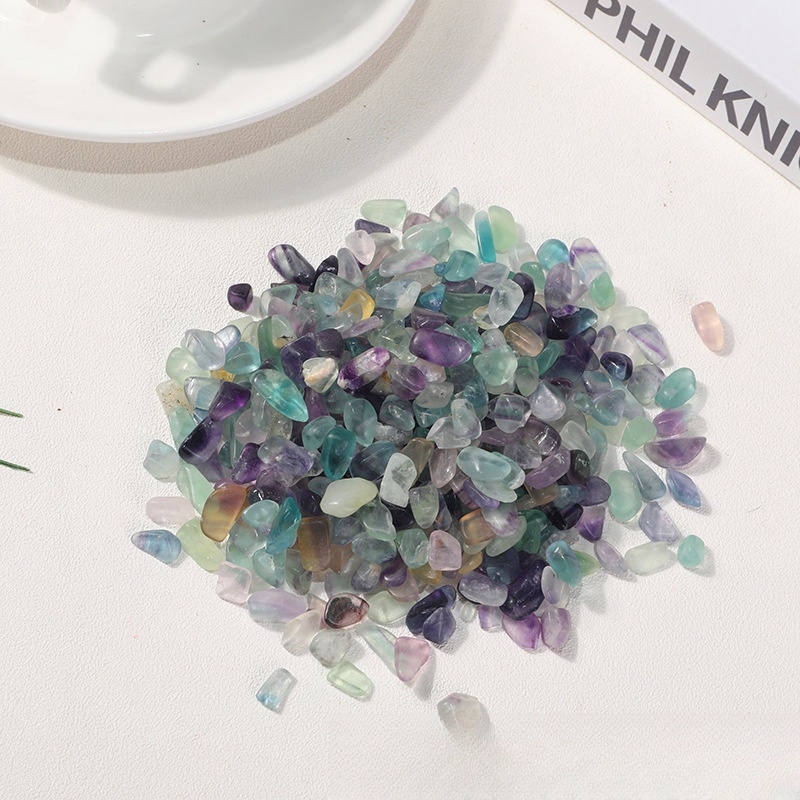 Chip Fluorite Stone Beads for Home Decoration & Decor Making Jewelry100 Gram