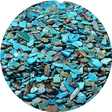 100 Gram Natural Turquoise Chips Crushed Gemstone Perfect for Home Decoration & Decor Jewelry Making Chakra Healing Meditation Wicca Vases & Plants - Irregular Shaped Pieces