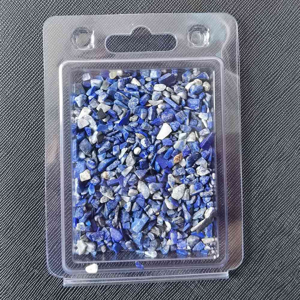 100 Gram Lapis Lazuli Chips Crushed Gemstone Perfect for Home Decoration & Decor  In plastic box 