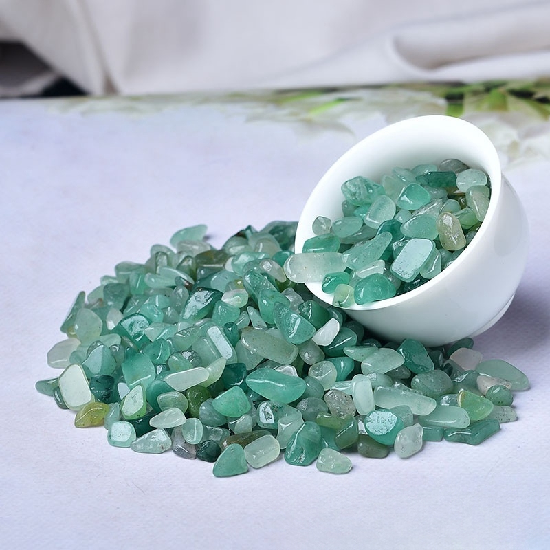 Chip Green Aventurine Stone Beads for Home Decoration & Decor Making Jewelry 100Gram