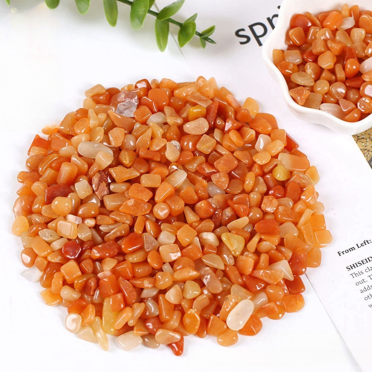 Chip Red Aventurine Stone Beads for Home Decoration & Decor Making Jewelry 100Gram