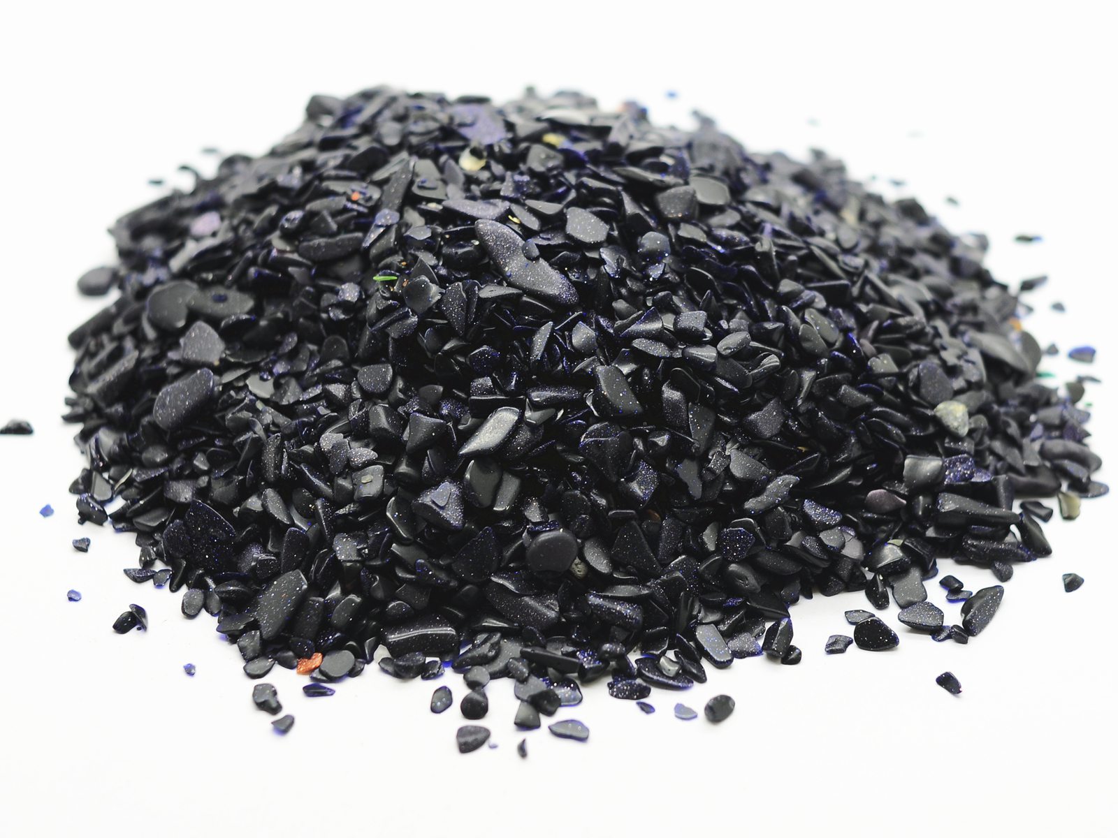 Chip Blue Sandstone Beads for Home Decoration & Decor Making Jewelry 100Gram
