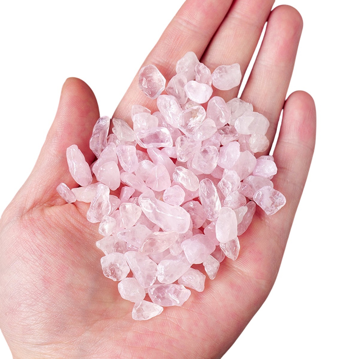 Chip Rose Quartz Beads for Home Decoration & Decor Making Jewelry 100Gram
