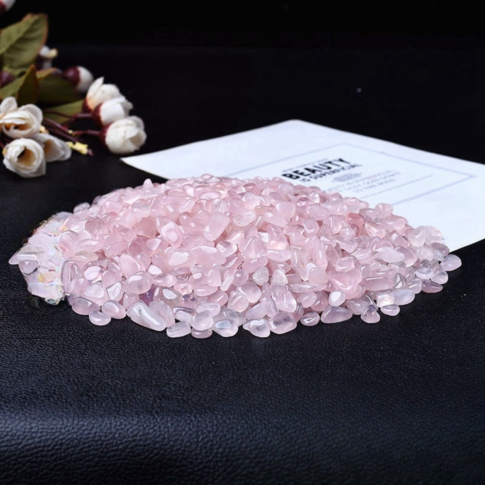 Chip Rose Quartz Beads for Home Decoration & Decor Making Jewelry 100Gram