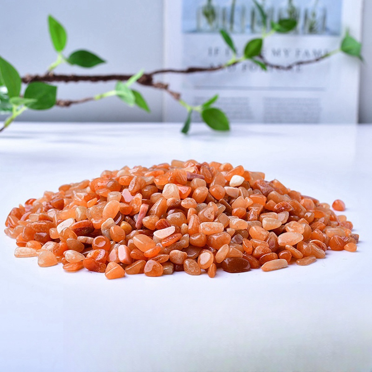 Chip Red Aventurine Stone Beads for Home Decoration & Decor Making Jewelry 100Gram