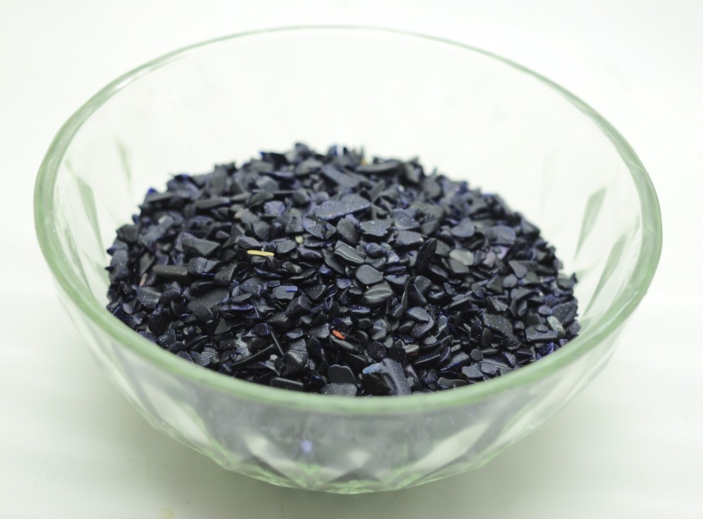 Chip Blue Sandstone Beads for Home Decoration & Decor Making Jewelry 100Gram